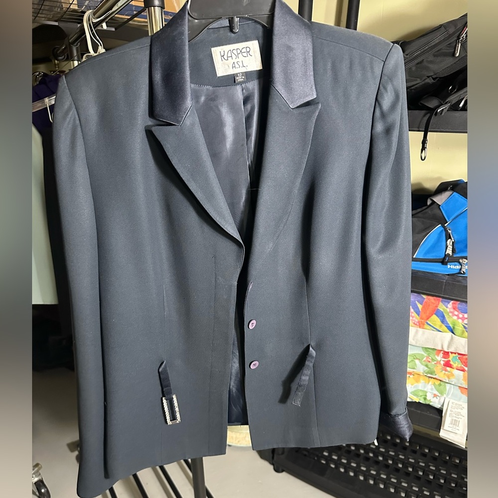 Kasper Midnight Black Blazer